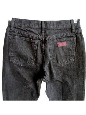 20X Black Denim Jeans 9/10 X 32 Women's 20X Tulsa Low Rise W25XBK 1990's